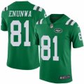 Mens Nike New York Jets #81 Quincy Enunwa Limited Green Rush NFL Jersey