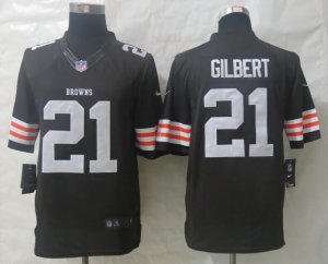 Nike Cleveland Browns #21 Gilbert Brown Jerseys(Limited)