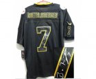 Nike jerseys pittsburgh steelers #7 roethlisberger black[Elite lights out signature]