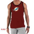 Nike NFL Miami Dolphins Sideline Legend Authentic Logo men Tank Top Red