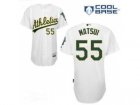 MLB Oakland Athletics #55 Hideki Matsui white