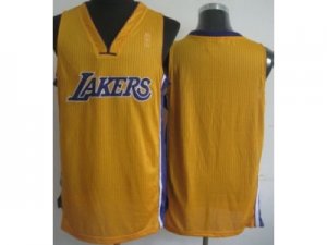 nba Los Angeles Lakers Blank Yellow Jerseys(Revolution 30)