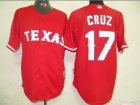 MLB Jerseys Texas Rangers #17 Cruz Red