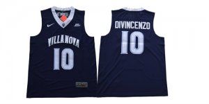 Villanova Wildcats #10 Donte DiVincenzo Navy College Basketball Jersey