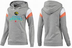 Women Jacksonville Jaguars Logo Pullover Hoodie-002