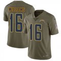 Nike Chargers #16 Tyrell Williams Olive Salute To Service Limited Jersey