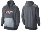 Men Denver Broncos Authentic Logo Hoodie-4