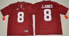 Alabama Crimson Tide 8 Julio Jones Red College Football Jersey