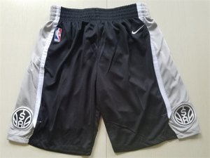 San Antonio Spurs black-white Nike shorts