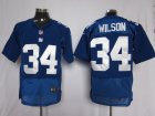 NIKE nfl new york giants #34 wilson Elite blue