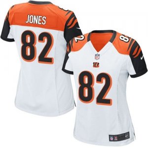 Women Nike Cincinnati Bengals #82 Marvin Jones white jerseys