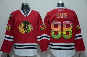 NHL Chicago Blackhawks #88 Patrick Kane Printing red jerseys