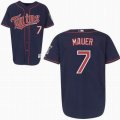 kids Minnesota Twins #7 Joe Mauer blue[2010]