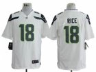 Nike NFL Seattle Seahawks #18 Sidney Rice White Game Jerseys