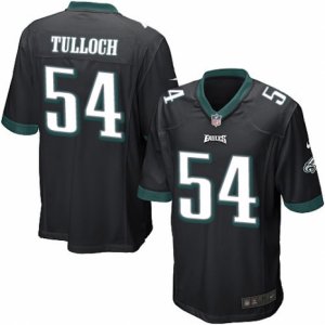 Mens Nike Philadelphia Eagles #54 Stephen Tulloch Game Black Alternate NFL Jersey