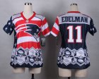 Women Nike New England Patriots #11 Edelman Jerseys(Style Noble Fashion)