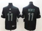 Nike Eagles #11 Carson Wentz Black Impact Limited Jersey