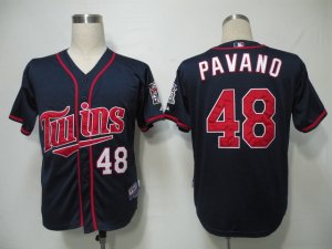 mlb Minnesota Twins #48 Pavano dk,blue