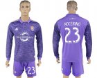 2017-18 Orlando City 23 NOCERINO Home Long Sleeve Soccer Jersey