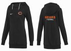 Women Chicago bears Logo Pullover Hoodie-065