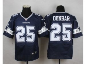 Nike Dallas Cowboys #25 Dunbar blue Jerseys(Elite)