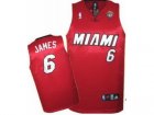 nba Miami Heat #6 LeBron James rednba Miami Heat #6 LeBron James red