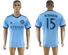 2017-18 New York City FC 15 MCNAMARA Home Thailand Soccer Jersey