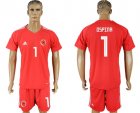 Colombia 1 OSPINA Red Goalkeeper 2018 FIFA World Cup Soccer Jersey