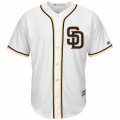 Men's San Diego Padres Majestic Blank White Home Cool Base Jersey