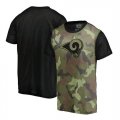 Los Angeles Rams Camo NFL Pro Line by Fanatics Branded Blast Sublimated T Shirt