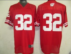 ncaa jerseys wisconsin badgers #32 red