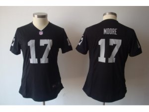 Nike women nfl jerseys oakland raiders #17 moore black