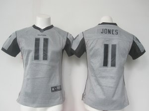 Women Nike Atlanta Falcons #11 Julio Jones Gray Gridiron jerseys