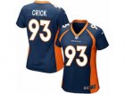 Women Nike Denver Broncos #93 Jared Crick Game Navy Blue Alternate NFL Jersey