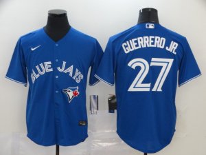 Blue Jays #27 Vladimir Guerrero Jr. Royal 2020 Nike Cool Base Jersey