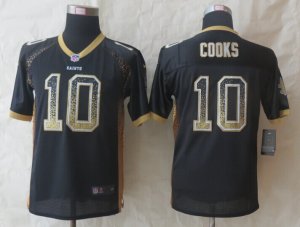 Youth 2014 New Nike Orleans Saints #10 Cooks Black Jerseys(Drift Fashion)