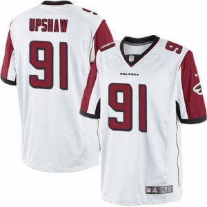 Mens Nike Atlanta Falcons #91 Courtney Upshaw Limited White NFL Jersey