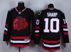 NHL chicago blackhawks #10 Patrick Sharp Stitched black jerseys[2014 new stadium]