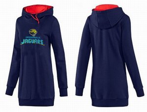 Women Jacksonville Jaguars Logo Pullover Hoodie-025