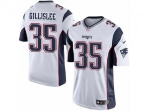 Mens Nike New England Patriots #35 Mike Gillislee Limited White NFL Jersey