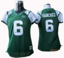 women new york jets 6 sanchez jerseys green