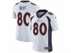 Mens Nike Denver Broncos #80 Jake Butt Vapor Untouchable Limited White NFL Jersey