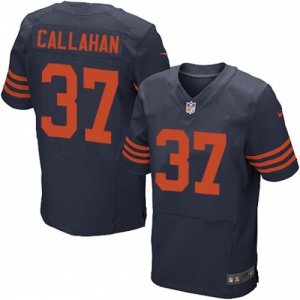 Mens Nike Chicago Bears #37 Bryce Callahan Elite Navy Blue 1940s Throwback Alternate NFL Jersey