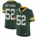Mens Nike Green Bay Packers #52 Clay Matthews Vapor Untouchable Limited Green Team Color NFL Jersey