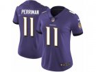 Women Nike Baltimore Ravens #11 Breshad Perriman Vapor Untouchable Limited Purple Team Color NFL Jersey