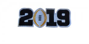 College Football Black 2019 Finals Patch