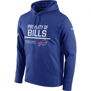 Men\'s Buffalo Bills Nike Royal Circuit Property Of Performance Pullover Hoodie