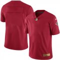 Nike Atlanta Falcons Blank Red Gold Color Rush Limited Jersey