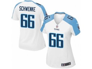 Women Nike Tennessee Titans #66 Brian Schwenke Game White NFL Jersey