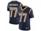Nike Los Angeles Rams #77 Andrew Whitworth Vapor Untouchable Limited Navy Blue Team Color NFL Jersey